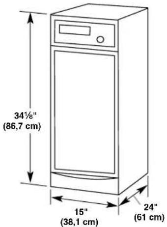 GE ZCGP150PII - Exigences d'emplacement - 1