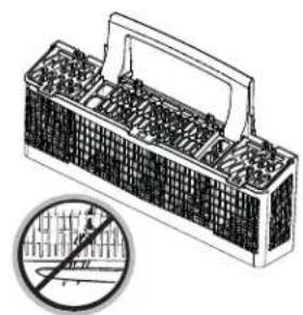 GE GDP615HYNFS - Panier à couverts - 2