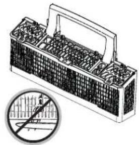 GE GDP615HYNFS - Canasta de Cubiertos - 2