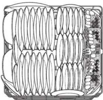 GE GLD6300LWW - Chargement des couverts... - 5