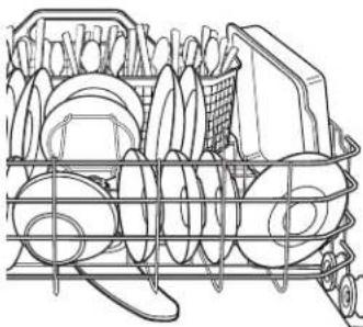GE GLD6300LWW - Panier supérieur - 1