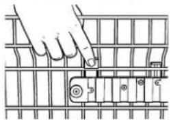 GE GLD6300LWW - Loading the dishwasher racks. - 2