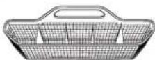 GE GLD6300LWW - One-piece basket (on some models) - 1