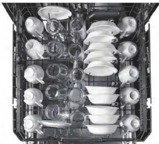 GE GDF620HMJES - Place Settings - Upper Rack - 4