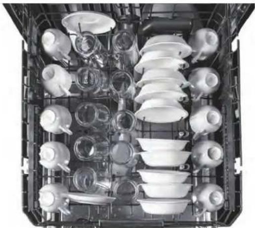 GE GDF620HMJES - couverts - Panier supérieur - 2