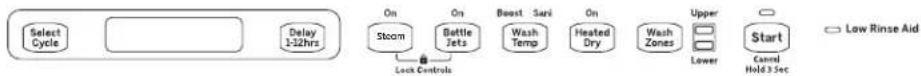 GE GDF620HMJES - Comment démarrer - 6