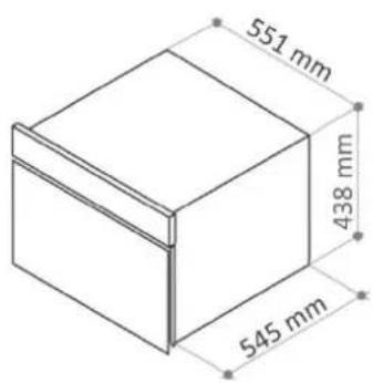 ROSIERES RBC450 SV - Dimensions - 1