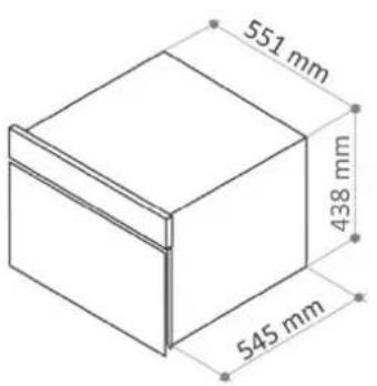 ROSIERES RBC450 SV - Dimensions - 1