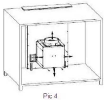 ROSIERES RDD98001PN - INSTALLATION (VENT OUTSIDE) - 5
