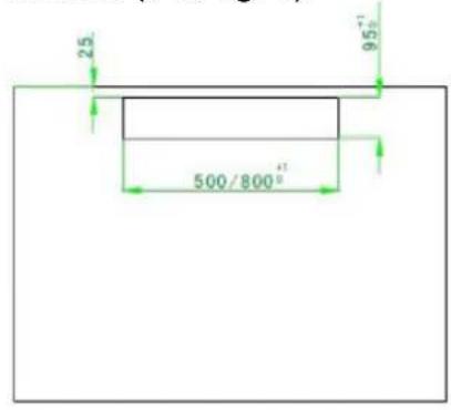 ROSIERES RDD98001PN - INSTALLATION (ÉVENT À L'EXTÉRIEUR) - 4
