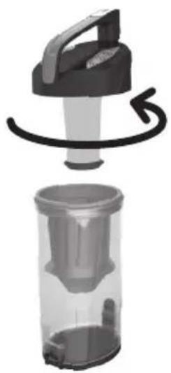 DIRT DEVIL Endura Reach - CLEAN THE CYCLONIC ASSEMBLY - 1