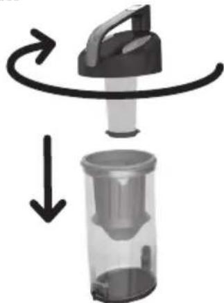 DIRT DEVIL Endura Reach - CLEAN THE RINSABLE FILTER - 4