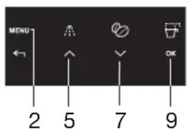 ASKO CM8456S - Utilisation des options du menu - 2