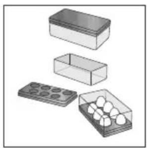 ASKO R31842I - Support pour bouteilles en bois (BottleTray) - 1
