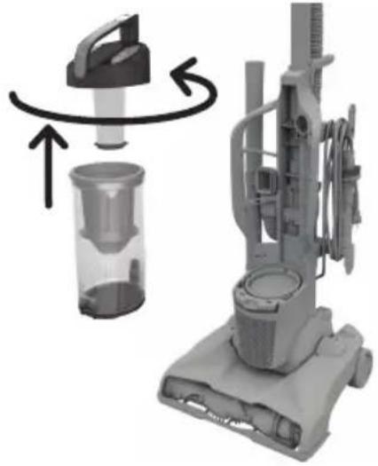 DIRT DEVIL Endura Express - CLEAN THE RINSABLE FILTER - 1