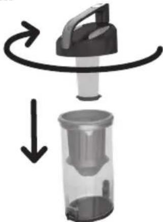 DIRT DEVIL Endura Express - CLEAN THE RINSABLE FILTER - 4