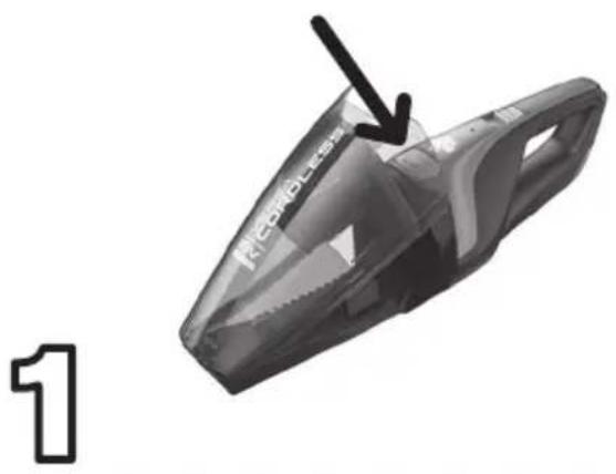 DIRT DEVIL Versa Cordless 3in1 - FILTER REMOVAL AND REPLACEMENT - 1