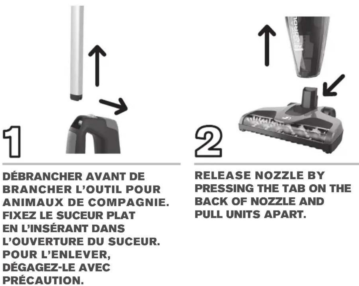 DIRT DEVIL Versa Cordless 3in1 - COMMENT UTILISER COMME ASPIRATEUR Å MAIN - 1