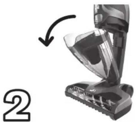 DIRT DEVIL Versa Cordless 3in1 - HOW TO EMPTY DIRT CUP AND REMOVE FILTER - 3