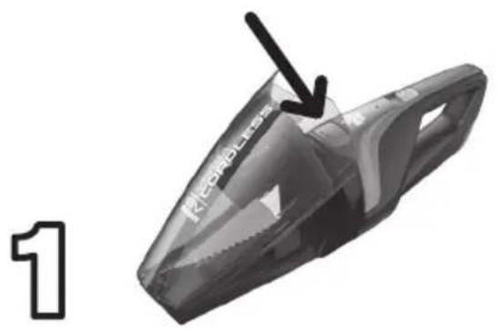 DIRT DEVIL Versa Cordless 3in1 - VIDE-POUSSIÈRE ET FILTRÉ: RETRAIT ET RÉINSTALLATION - 1