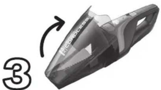 DIRT DEVIL Versa Cordless 3in1 - LAVE Y ENJUAGUE EL FILTRO - 2
