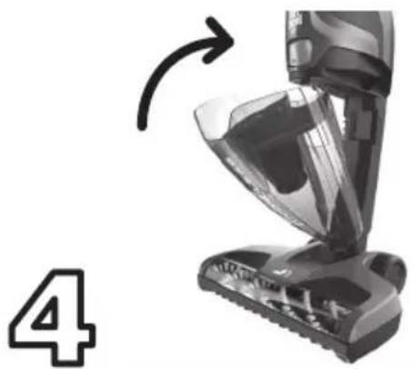 DIRT DEVIL Versa Cordless 3in1 - HOW TO EMPTY DIRT CUP AND REMOVE FILTER - 4