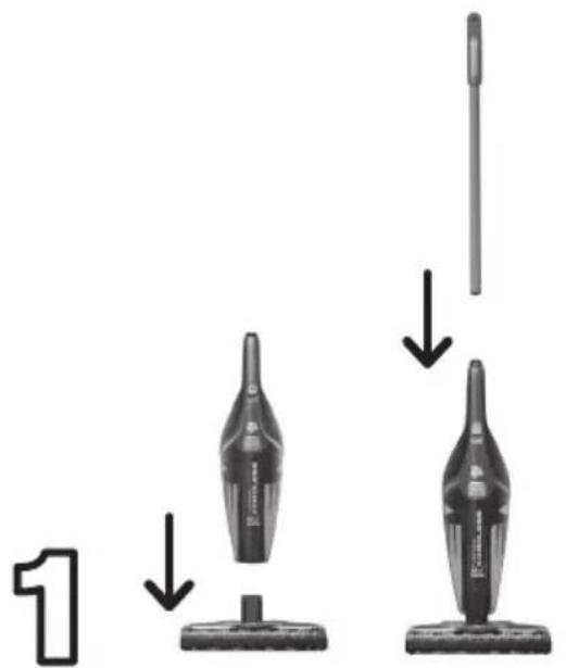 DIRT DEVIL Versa Cordless 3in1 - INICIO DE USO RÁPIDO - 1