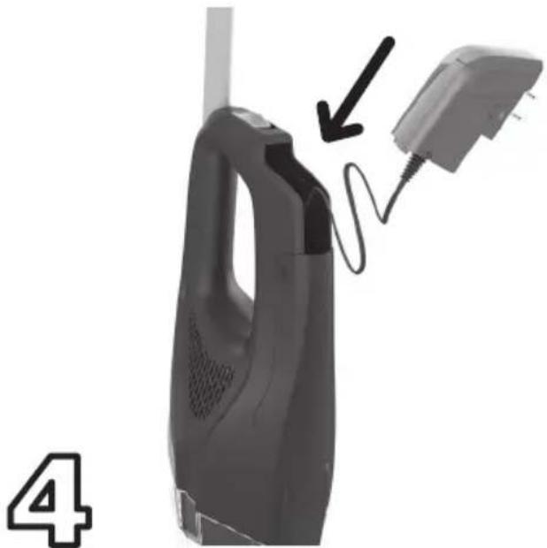 DIRT DEVIL Versa Cordless 3in1 - COMMENT ACCÉDER AU CHARGEUR ET LE RANGER - 4