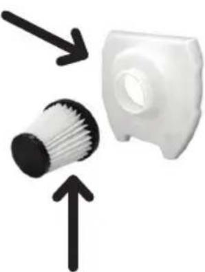 DIRT DEVIL Versa Cordless 3in1 - FILTRO RETIRO Y REEMPLAZO - 5