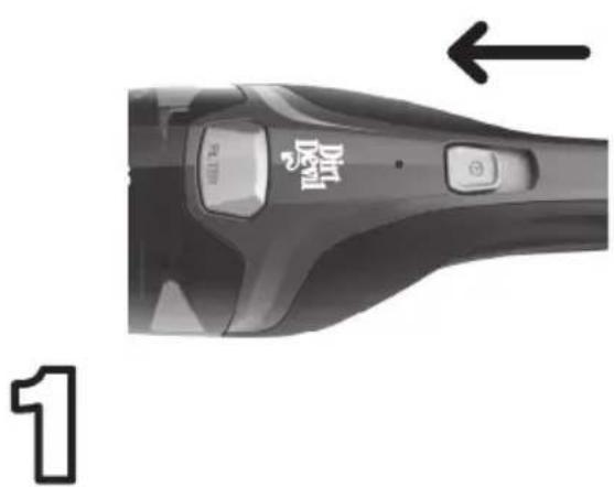DIRT DEVIL Versa Cordless 3in1 - HOW TO USE - 1