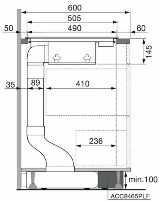 ASKO HIHM934M - Dimensions extérieures - 5