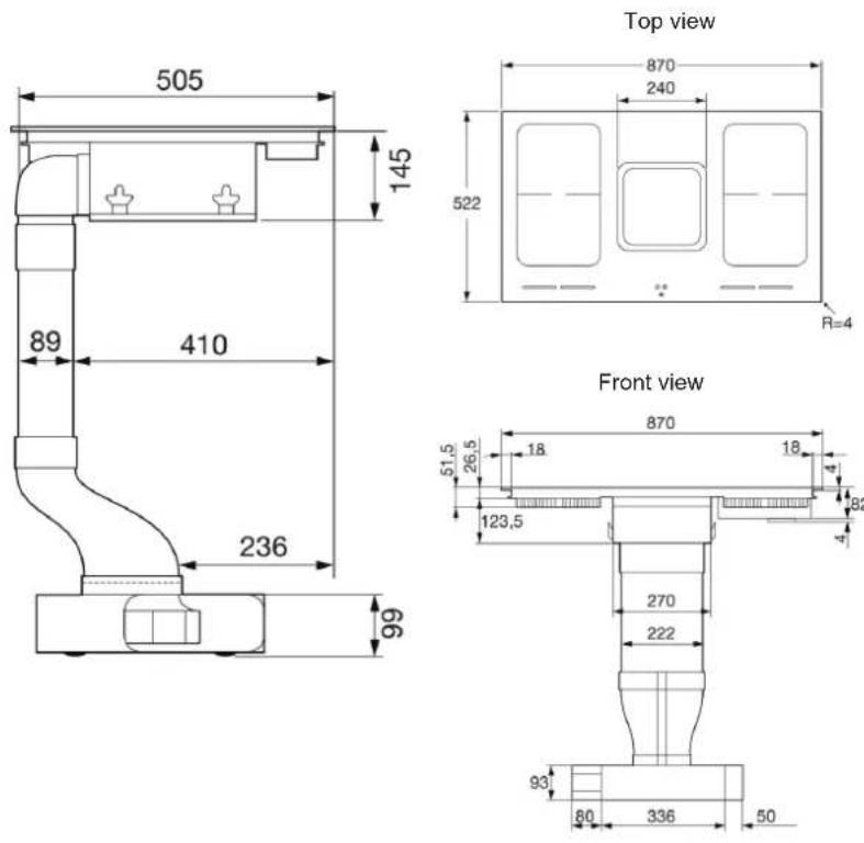 ASKO HIHM934M - External dimensions - 2