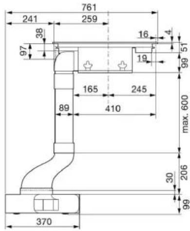 ASKO HIHM934M - Dimensioni esterne - 4