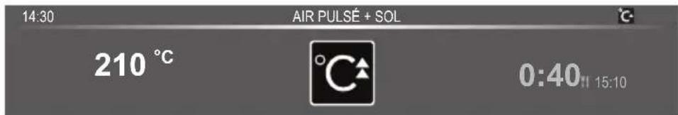 ASKO OCM8487BB - État d'avancement de la cuisson - 2