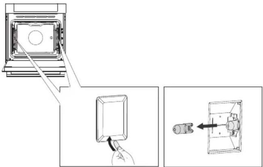 ASKO OP8687BB - Remplacement de I'ampoule du four - 3