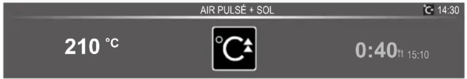 ASKO OCS8487BB - État d'avancement de la cuisson - 2