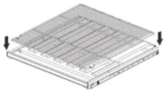ARTEVINO OXG2T206NVSD - Installing the specific grid for beverages (only available on the 2 temperatures model - OXY2TVD6COUS) - 1