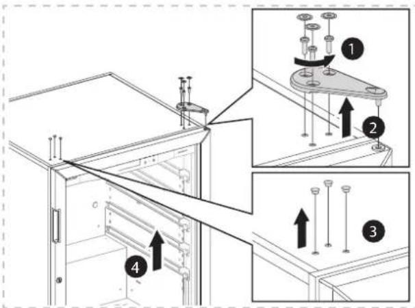 ARTEVINO OXM1T182NVSD - Links- of rechtsom draaiende deur (alleen möglichk op de glazen - 2