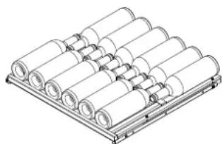 ARTEVINO OXM1T182NVSD - Configuration d'une clayette en version coulissante : - 1