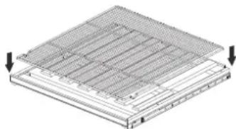 ARTEVINO OXM1T182NVSD - Installing the specific grid for beverages (only available on the 2 temperatures model - OXY2TVD6COUS) - 1