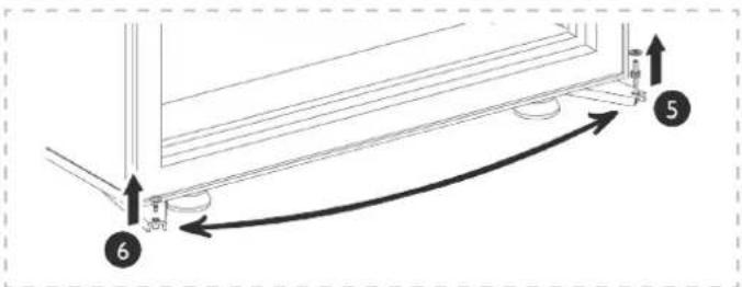 ARTEVINO OXG1T230NVSD - Door reversibility (glass door only) - 3