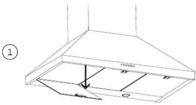 Fisher & Paykel HC30PCB1 - Retrait des filtres en aluminium - 1