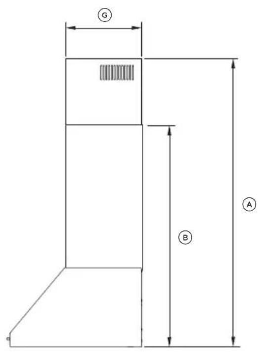 Fisher & Paykel HC30PCB1 - HOTTE CHEMINÉE MURALE DE FORME PYRAMIDALE - 7