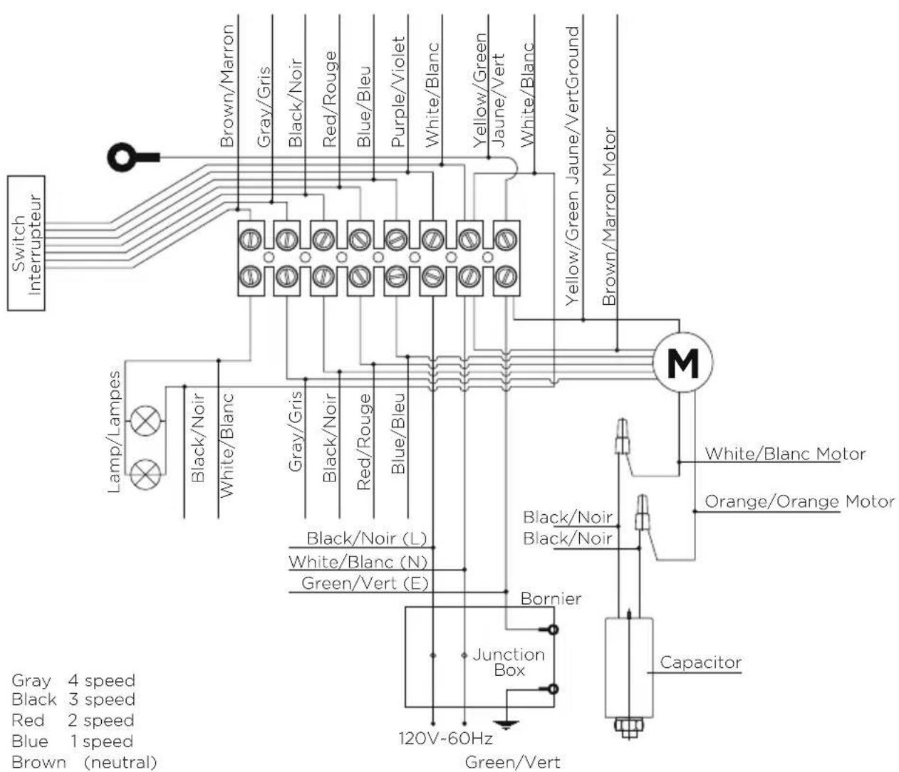 Fisher & Paykel HP24ILTX1 - ⑦ Electrical connection - 1