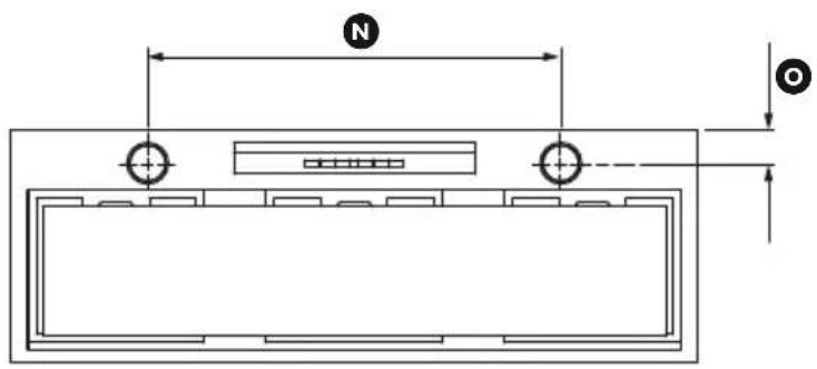 Fisher & Paykel HP24ILTX1 - Product and cabinetry cutout dimensions - 3