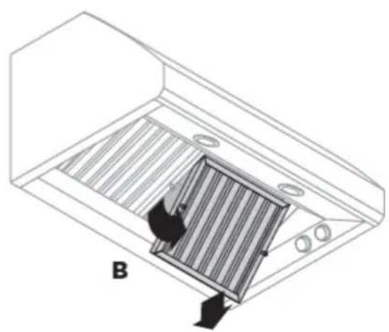 Fisher & Paykel HCB366 - To remove the filters: - 2