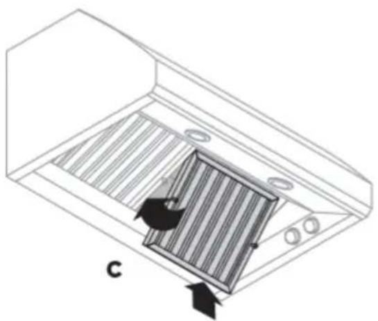 Fisher & Paykel HCB366 - To remove the filters: - 4