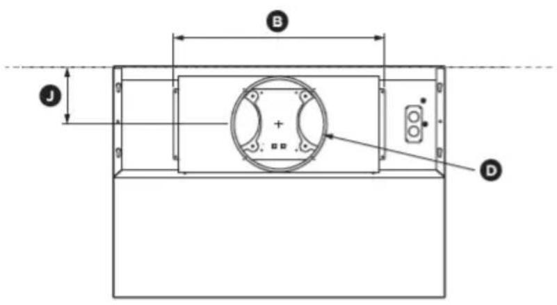Fisher & Paykel HCB366 - Product dimensions - 1