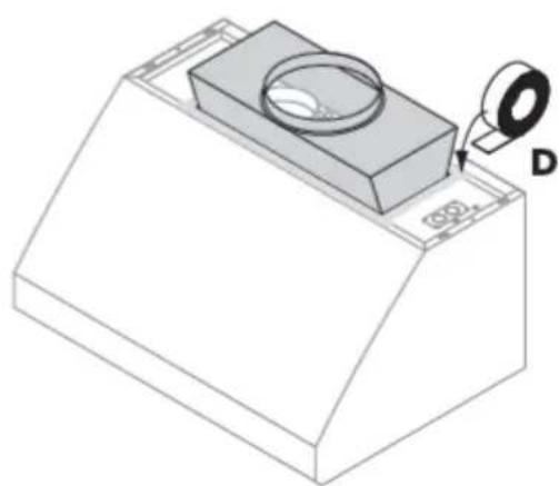 Fisher & Paykel HCB366 - Duct transition assembly - 2