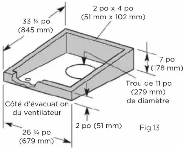 Fisher & Paykel HBD1200E - Option 3 : Installation sur un toit plat - 1